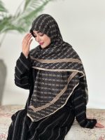 روسری نخی لمه دار مدل جی وان
